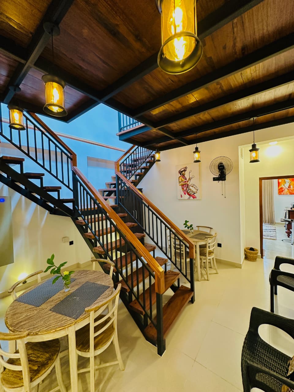 Guests at boutique hotel